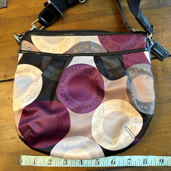 COACH Satiny Circle Crossbody Adjustable Strap - Picture 7 of 12